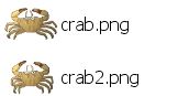 2 crabs